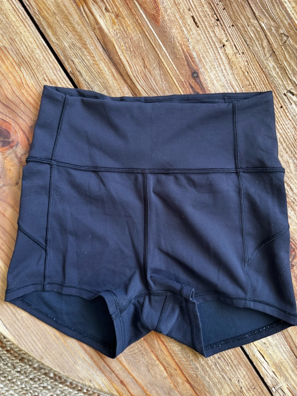 lululemon athletica High-Waist Black Performance Shorts